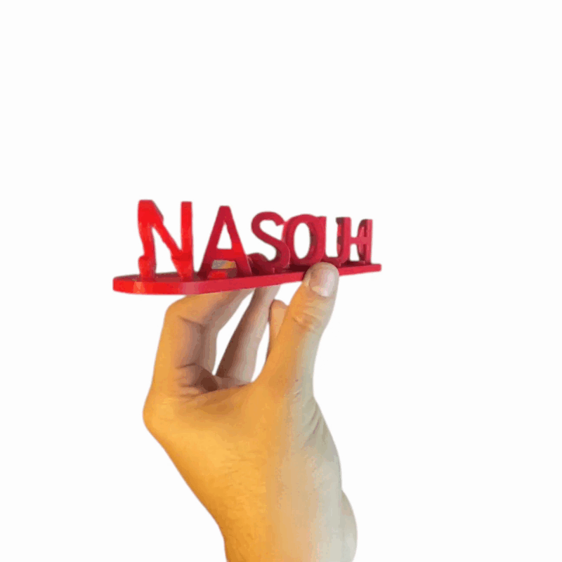 Dual Name Illusion Love 3d Printed Gift - Image 5
