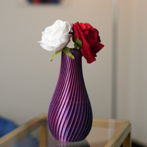 two color vase